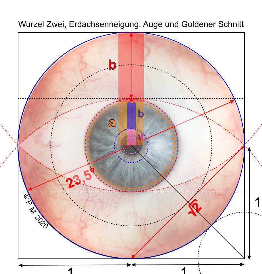 Achsenneigung und der Goldene Schnitt